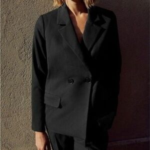 Anine Bing Becky Blazer in Black Size M